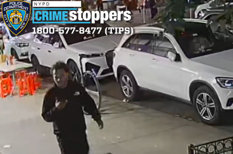 Video shows one of the suspects around the time of a robbery