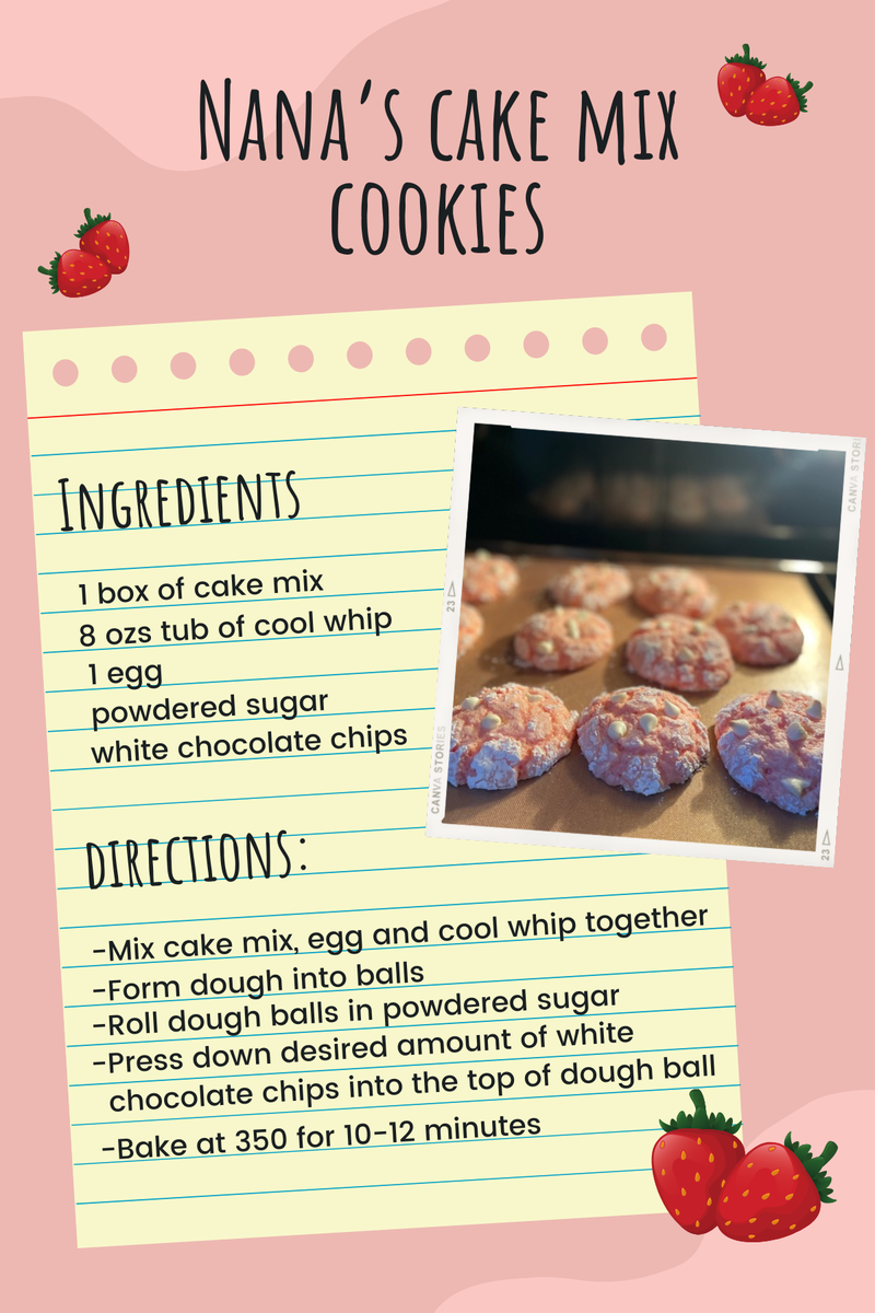 Nana's Cake Mix Cookies recipe