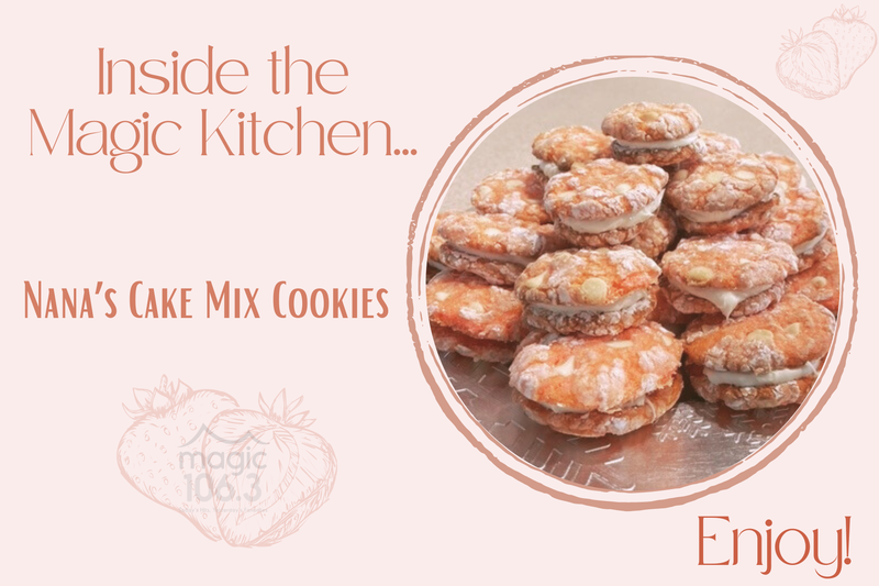 These easy, three ingredient cookies are perfect for any gathering!