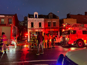 Fire at Nana's New York Hot Dogs