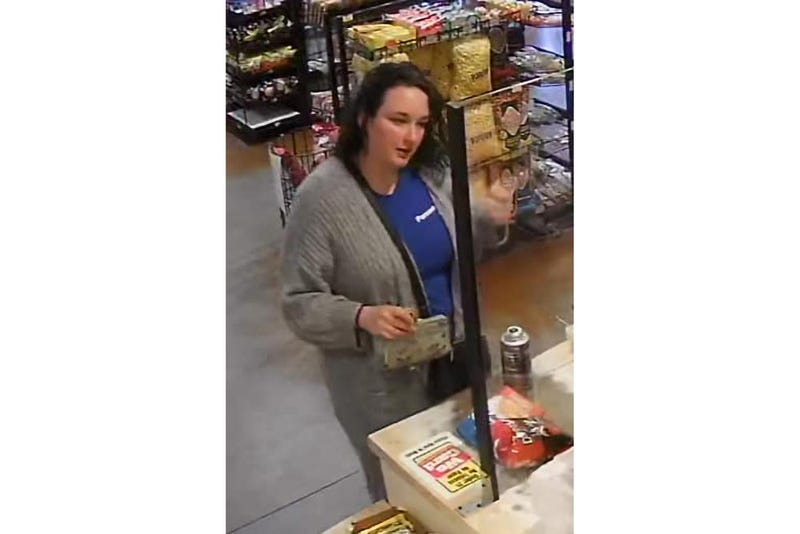 Store surveillance snapshot of Naomi Irion