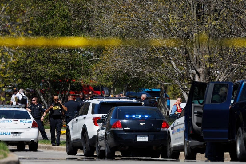 Nashville school shooting scene