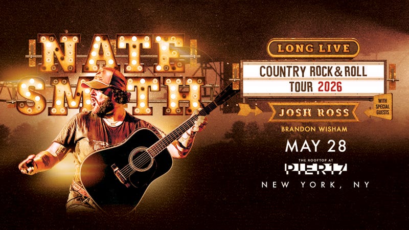 Text for a Chance to Win Tickets to See Nate Smith at The Rooftop at Pier 17