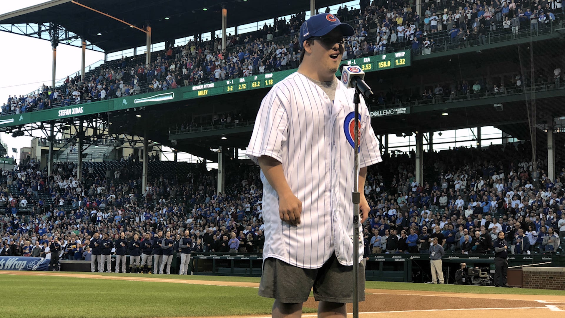 Chicago Cubs Fan With Down Syndrome Belts Out National Anthem At Ball Game