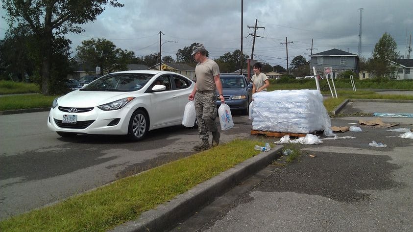 Ice, food distribution in the works