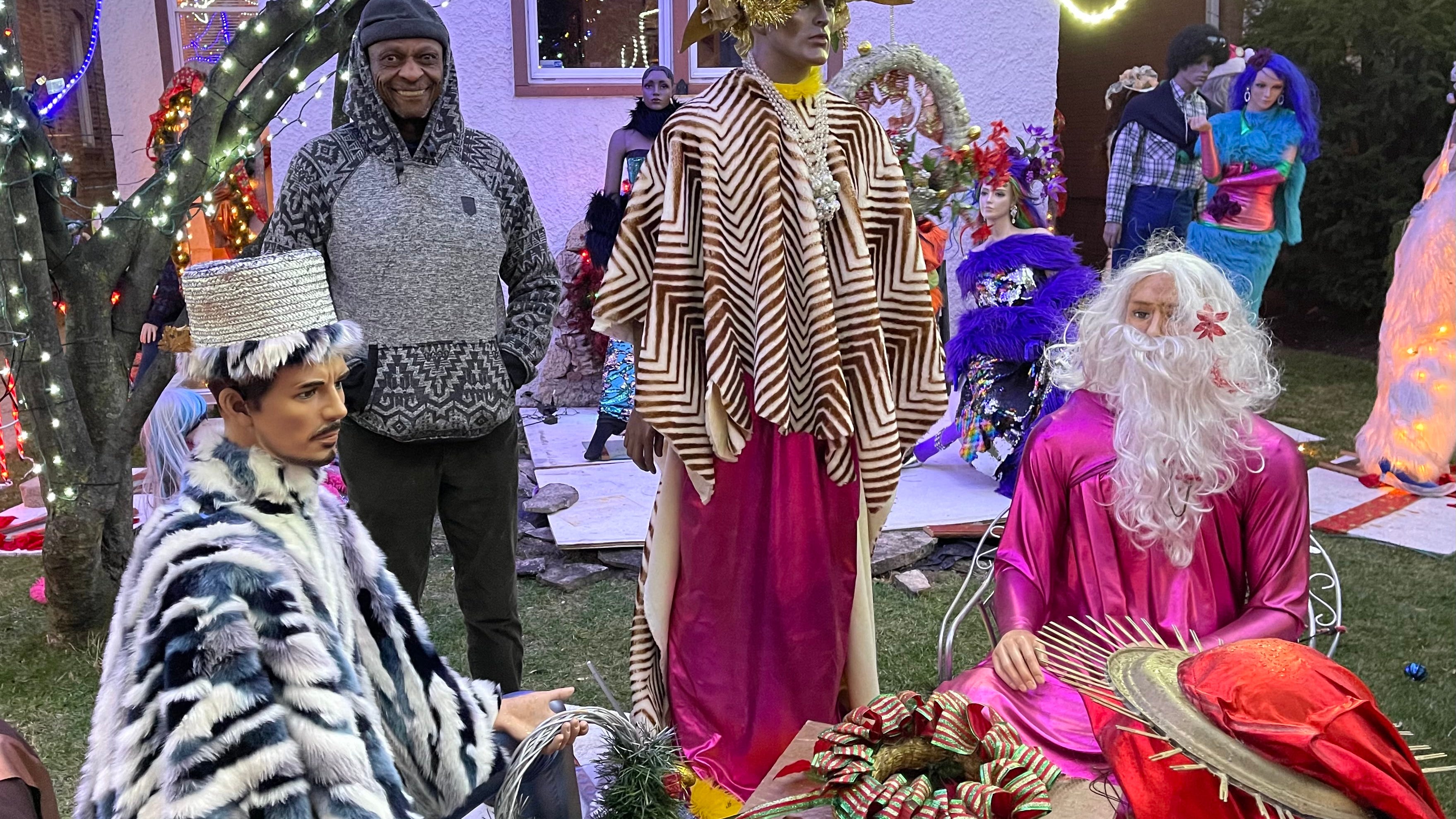 Head-turning Christmas mannequins 'represent us,' designer says