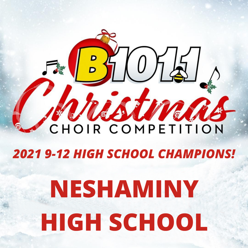 Neshaminy High School wins the 2021 9-12 High School Division of the Christmas Choir Competition