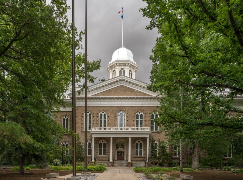 The Nevada state capital building in Carson City