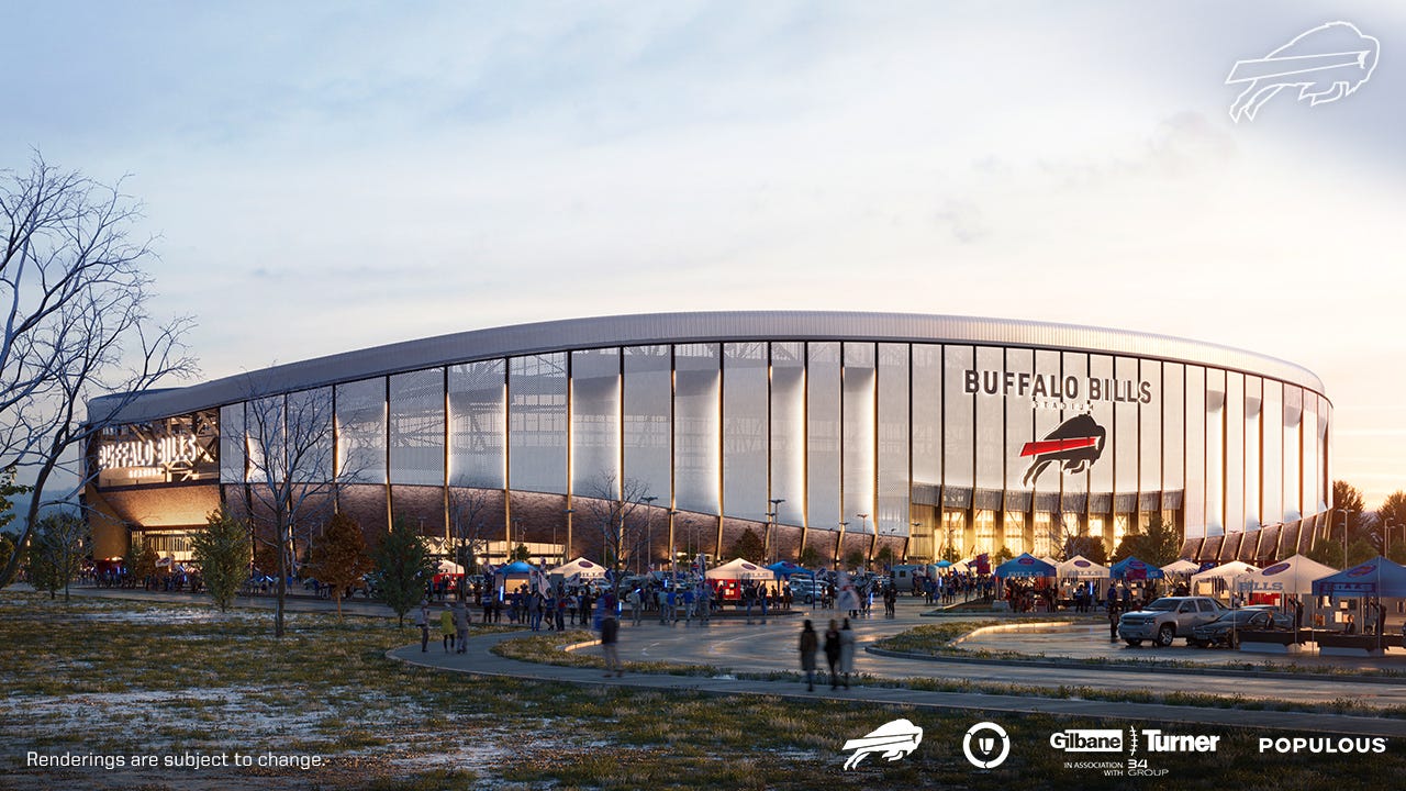 Additional renderings for new Bills stadium in Orchard Park revealed Monday