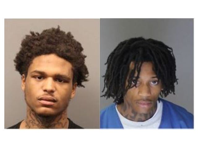 Mugshots of Jammie Kyle Maclin and Jaylen Docoy McGowan