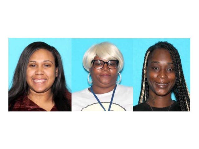 Mugshots of Jasmine Phillips, Sarah Judge and Tiara Judge, who are wanted for a string of robberies at Ulta Beauty stores in Metro Detroit