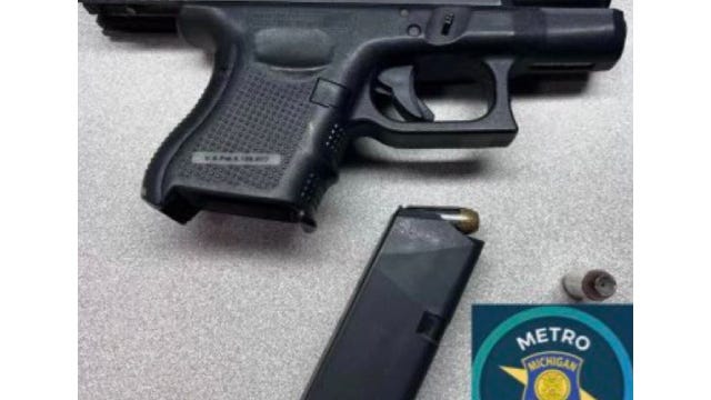 MSP: Loaded Glock pistol seized in Inkster traffic stop, driver arrested