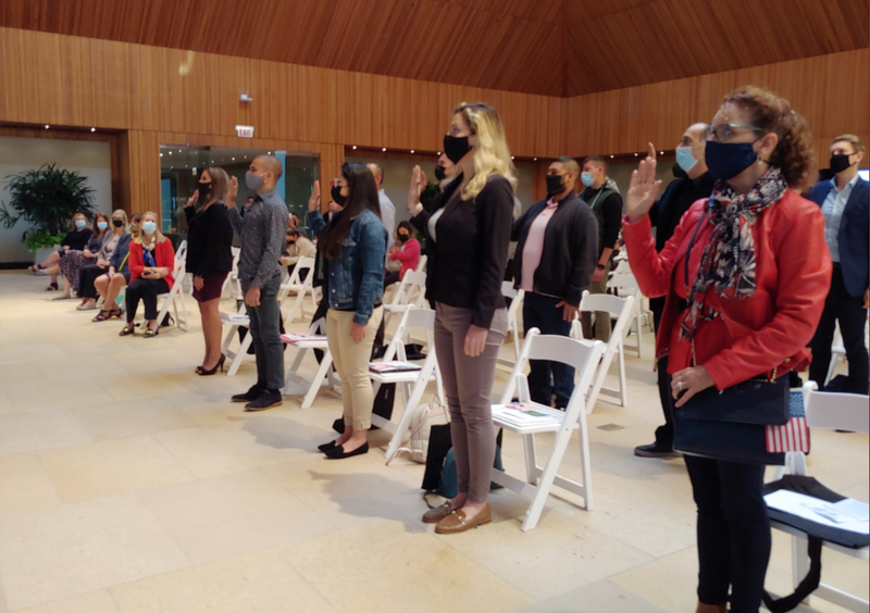 Naturalization ceremony