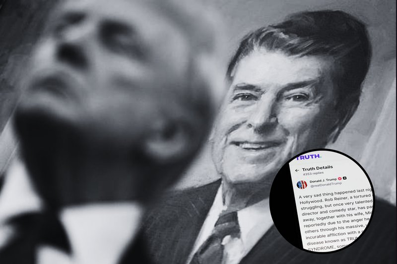 Donald Trump Truth Social Post about Rob and Michelle Reiner