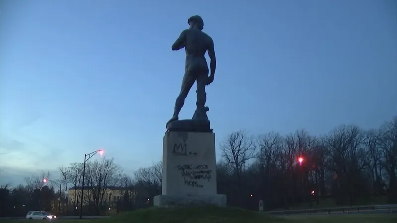 Statue of David at Delaware Park