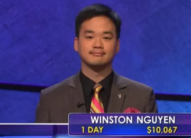 Winston Nguyen, 37, a former 'Jeopardy!' champ and Brooklyn private school teacher, was arrested on Thursday on charges of child pornography.