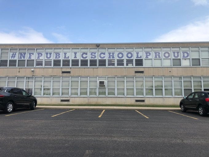 The teacher placed on leave for making an inappropriate joke has been relieved of duties according to the superintendent. 