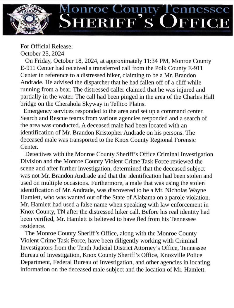 Monroe County TN Sheriff's Office