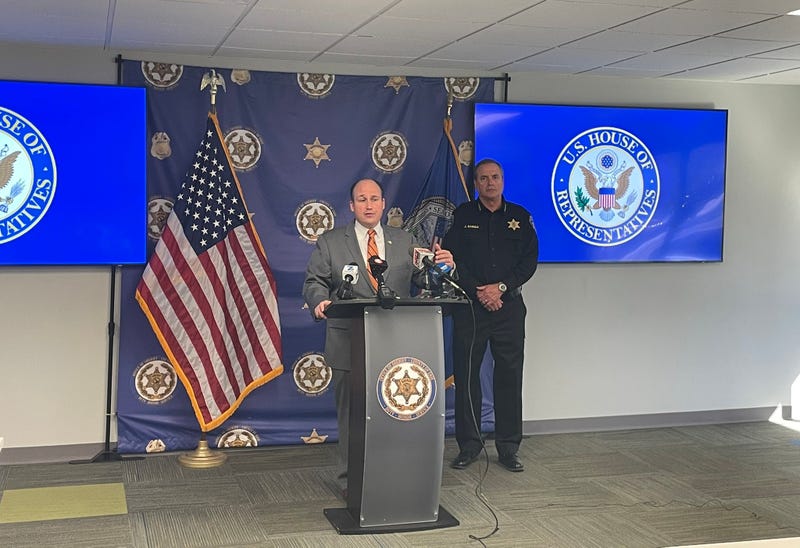 Congressman Nick Langworthy and Erie County Sheriff John Garcia