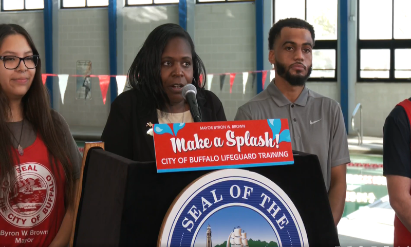 Buffalo Police Athletic League Executive Director Nikita Kemp 
