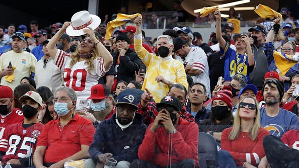 Rams limit ticket sales by region to keep Niners fans away for NFC Championship Game