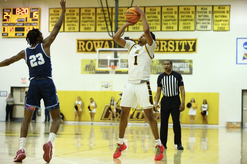 Ja'Zere Noel is the lead scorer of the Rowan University men's basketball team.