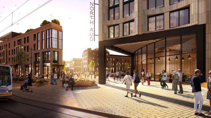 North Aud block rendering 