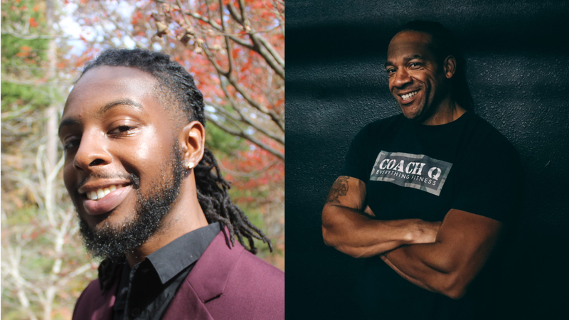 (L To R) "Senior Producer" Chris Smith AKA 2Benjii "Fitness Contributor" Coach Q