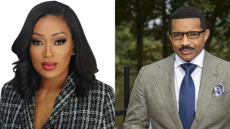 (L To R) "Attorney" Erica Wilson "The Rashad Richey Morning Show" Host Dr. Rashad Richey