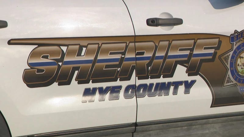 A Nye County Sheriff's Office cruiser