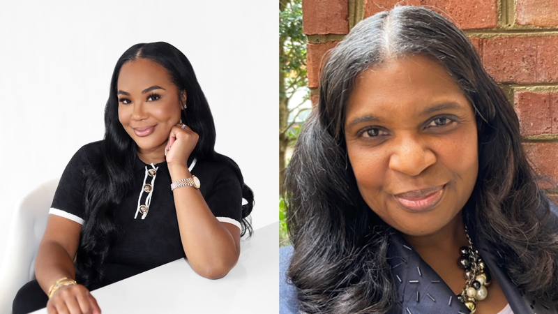 (L To R) "founder of Fancy Homebody" Vanesa Bouie "MEDIA PROFESSIONAL, EDUCATOR, AUTHOR, AND ADVOCATE" Angela Greene