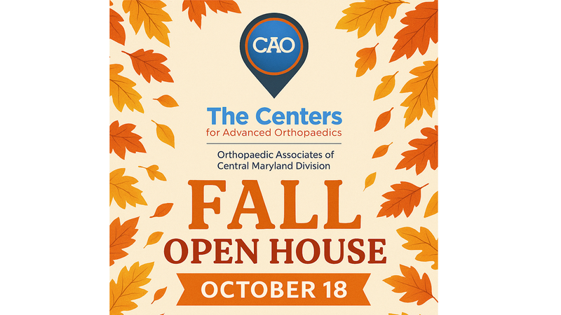 Fall Open House flyer