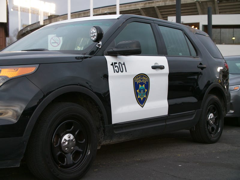 An Oakland Police Department car.