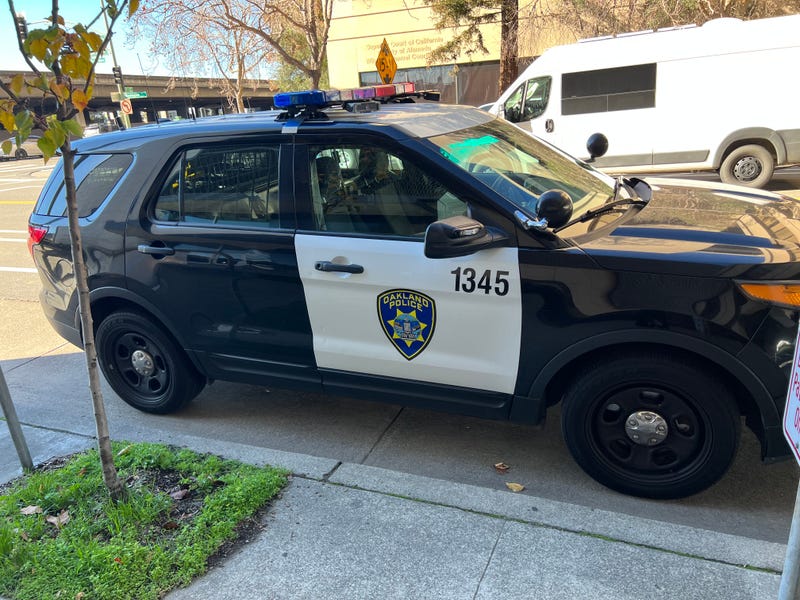 An Oakland police car from January, 2022.