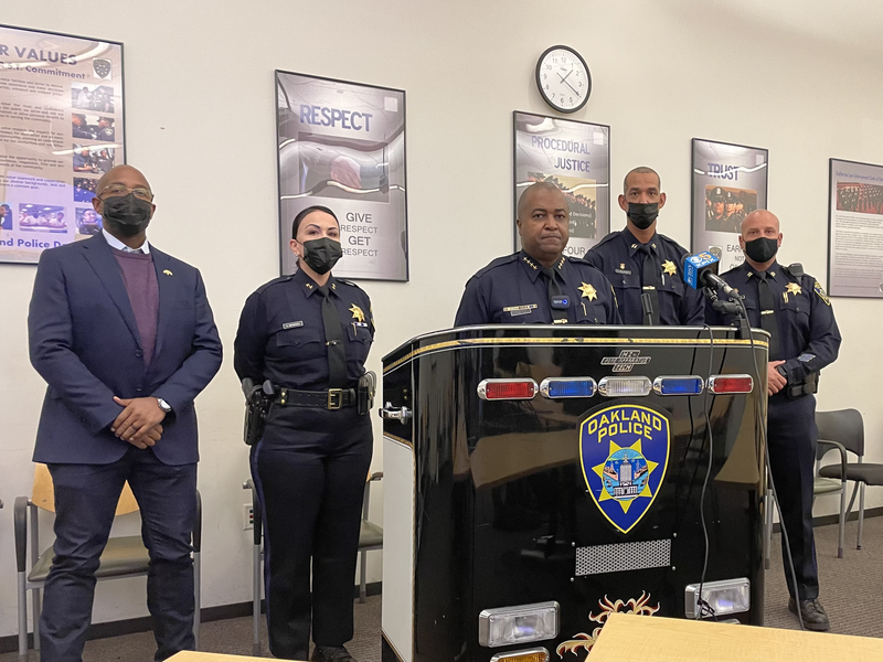 Oakland police have recovered a car “similar” to the description of a vehicle believed to be involved when a former longtime Bay Area police officer was shot and killed in the city last month.