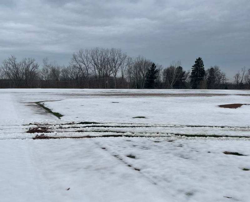 Orchard Park Little League field damage
