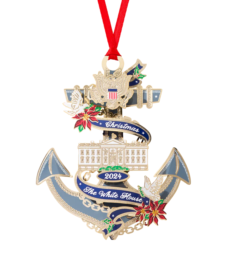 White House Christmas ornament honors Jimmy Carter's Navy service