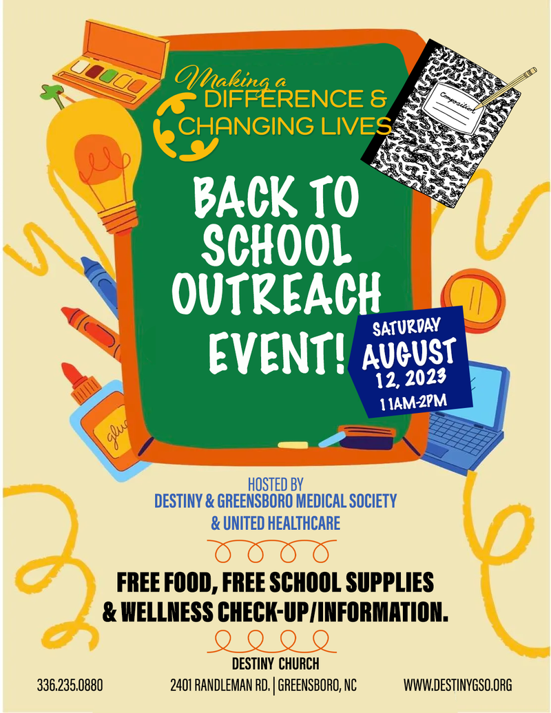 Back To School Event