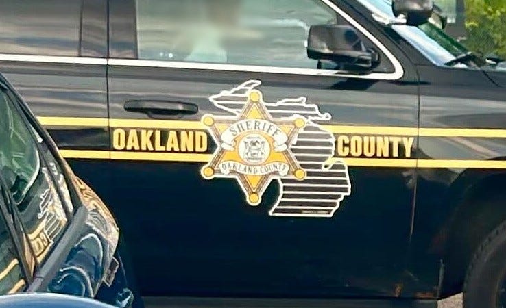 Oakland County Sheriff's vehicle