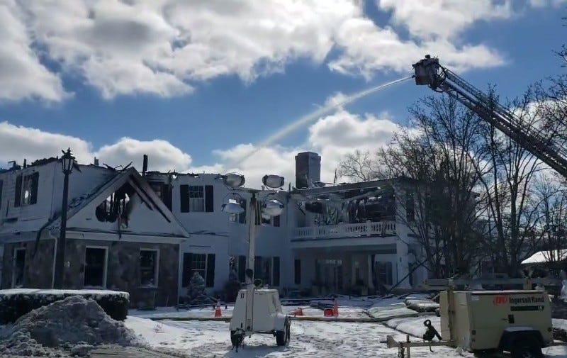 Oakland Hills County Club clubhouse destroyed by fire