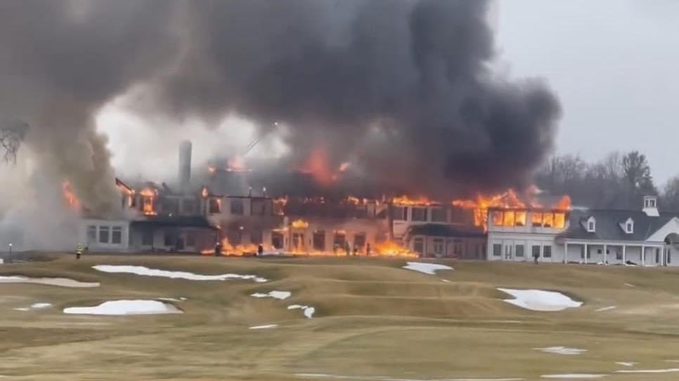 'Devastated;' Golf history dealt major blow as Oakland Hills Country Club goes up in flames