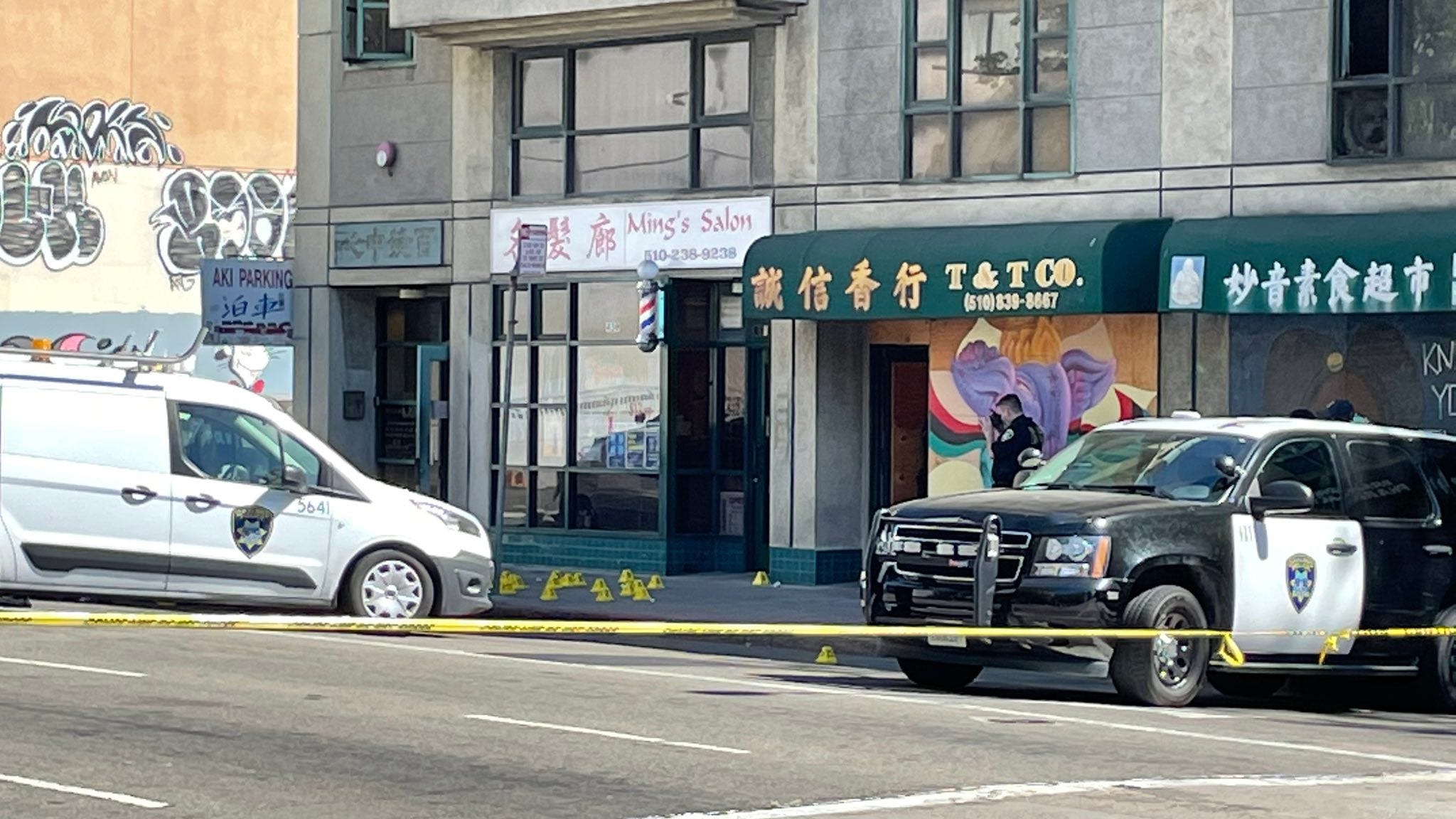 One dead after suspect unleashes 20 rounds with 'high-powered rifle' in Oakland Chinatown