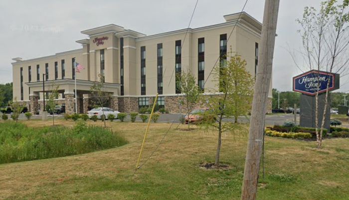 A police-involved shooting occurred at the Hampton Inn located at 300 Spring Valley Road in Old Bridge, New Jersey on Sunday.