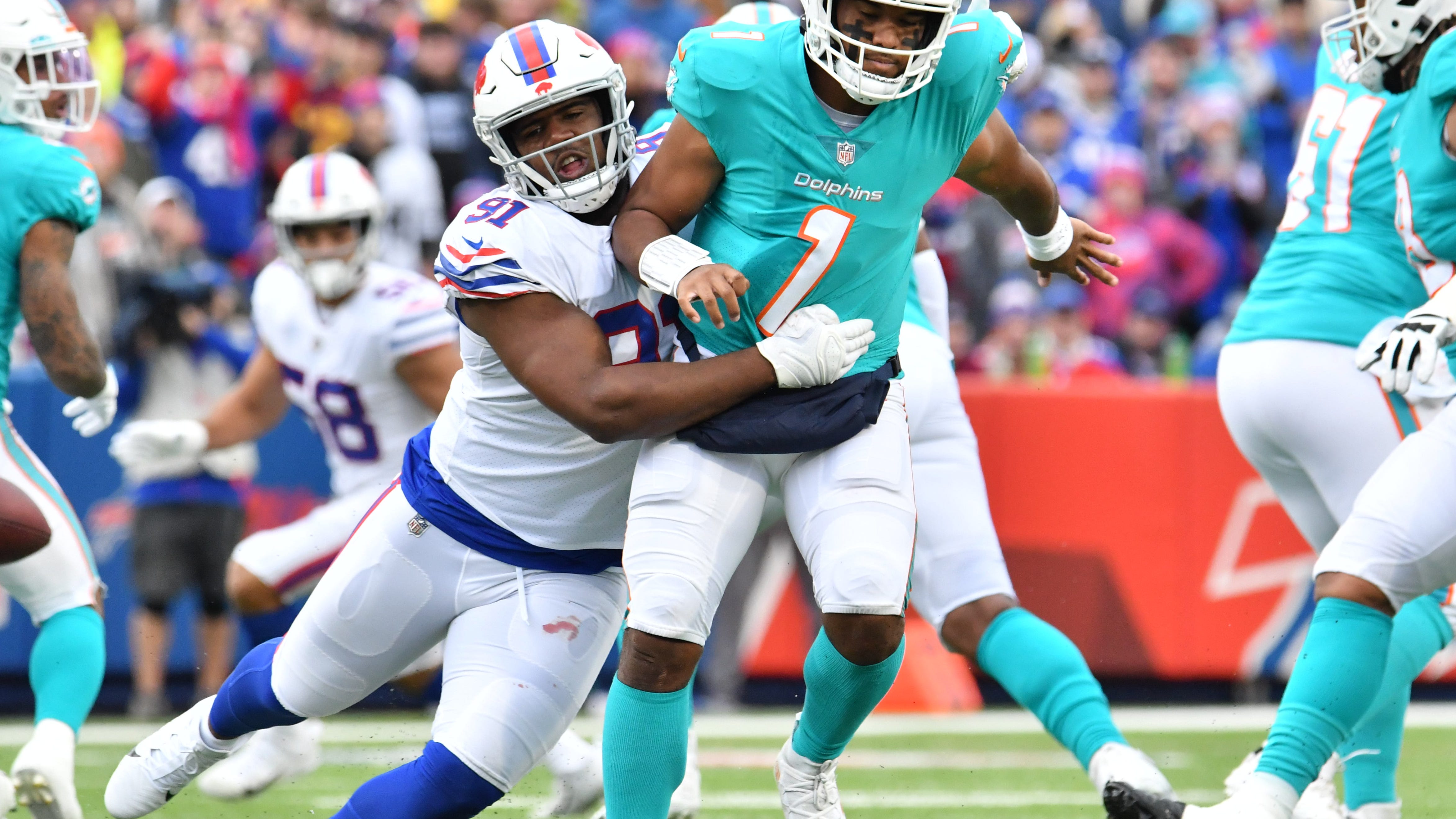 Four defensive players declared out for Bills