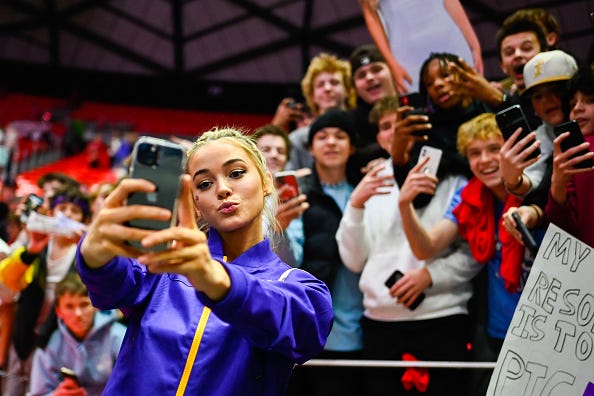 Olivia Dunne at LSU