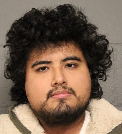 Omar Reyes, of Streamwood, IL, faces multiple charges related to sending and receiving child pornography using a social media app.