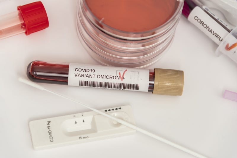 Coronavirus 2019-nCoV variant OMICRON Blood Sample.