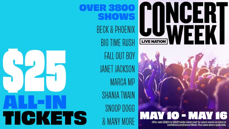 Live Nation Concert Week