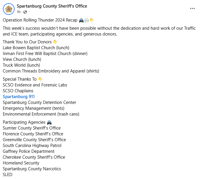 SCSO Facebook page