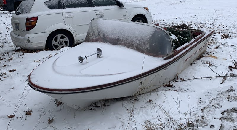 abandoned boat